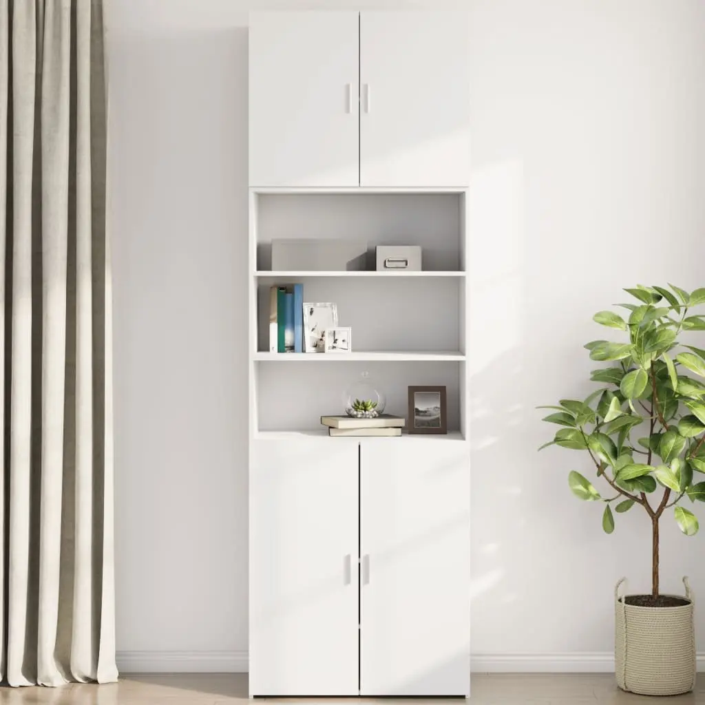 White Wall Cabinet for Multiple Rooms
