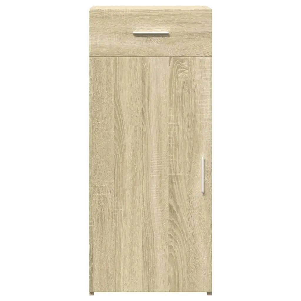 Sideboard Brown Engineered Wood Cabinet Storage Drawer Door Cupboard Furniture