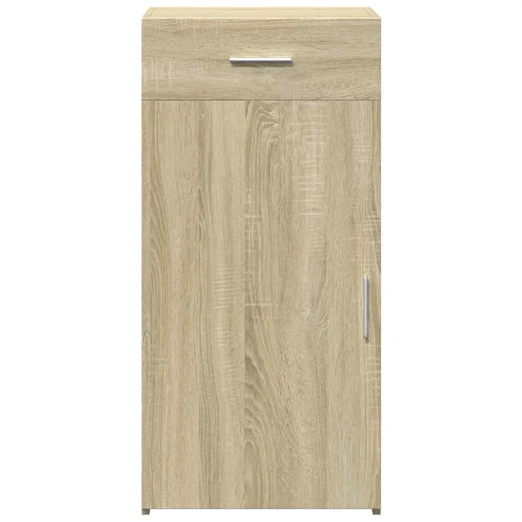 Sideboard Brown Engineered Wood Storage Cabinet Cupboard Drawer Door