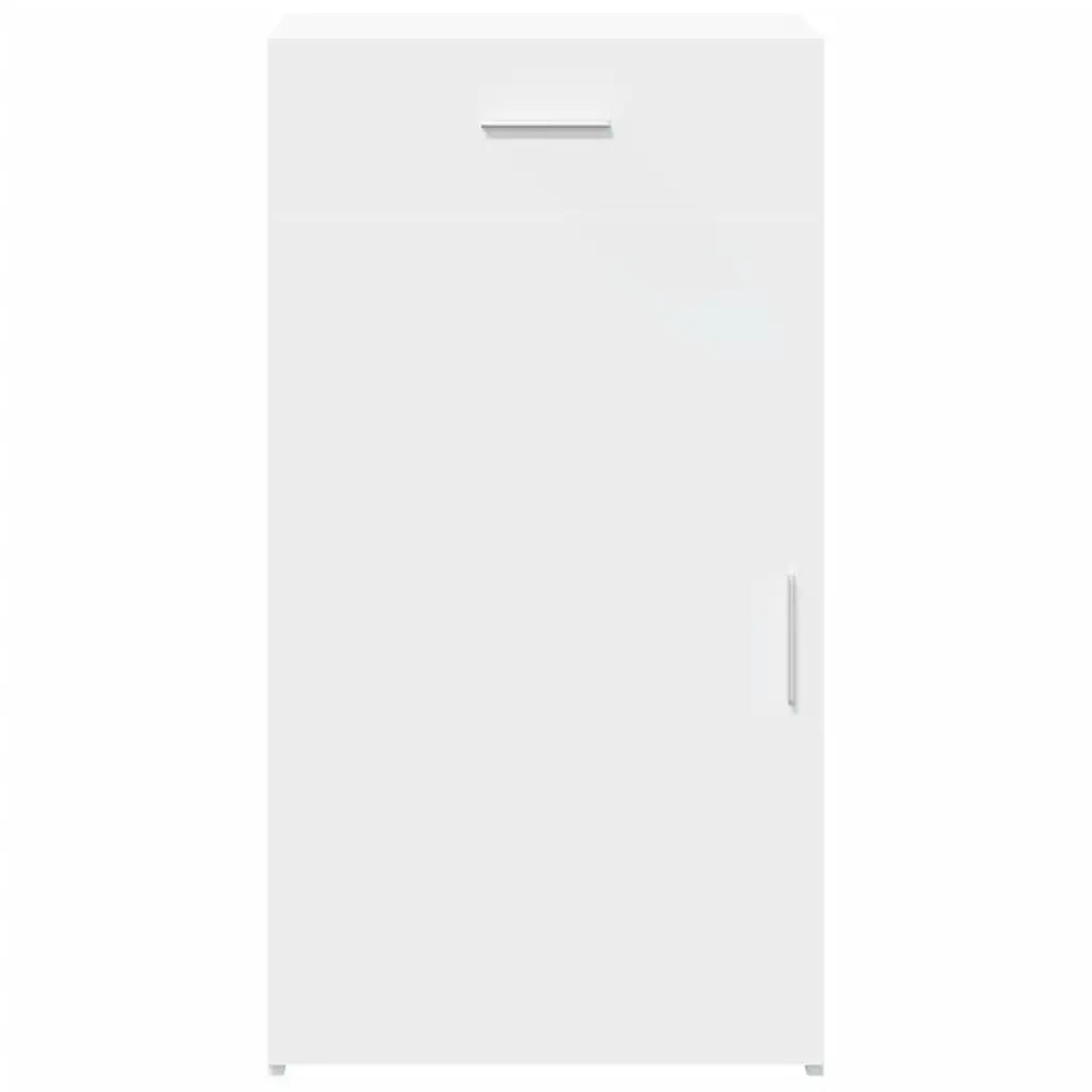 Engineered Wood Sideboard Cabinet Storage White with Door and Drawer 50x42.5x93cm