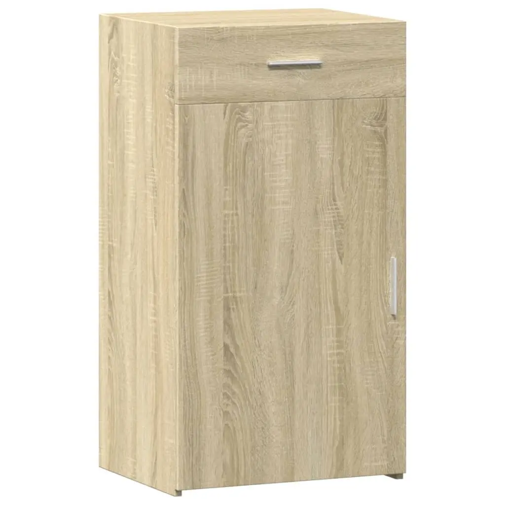 Sideboard Engineered Wood Brown 50x42.5x93 cm Storage Cabinet Cupboard
