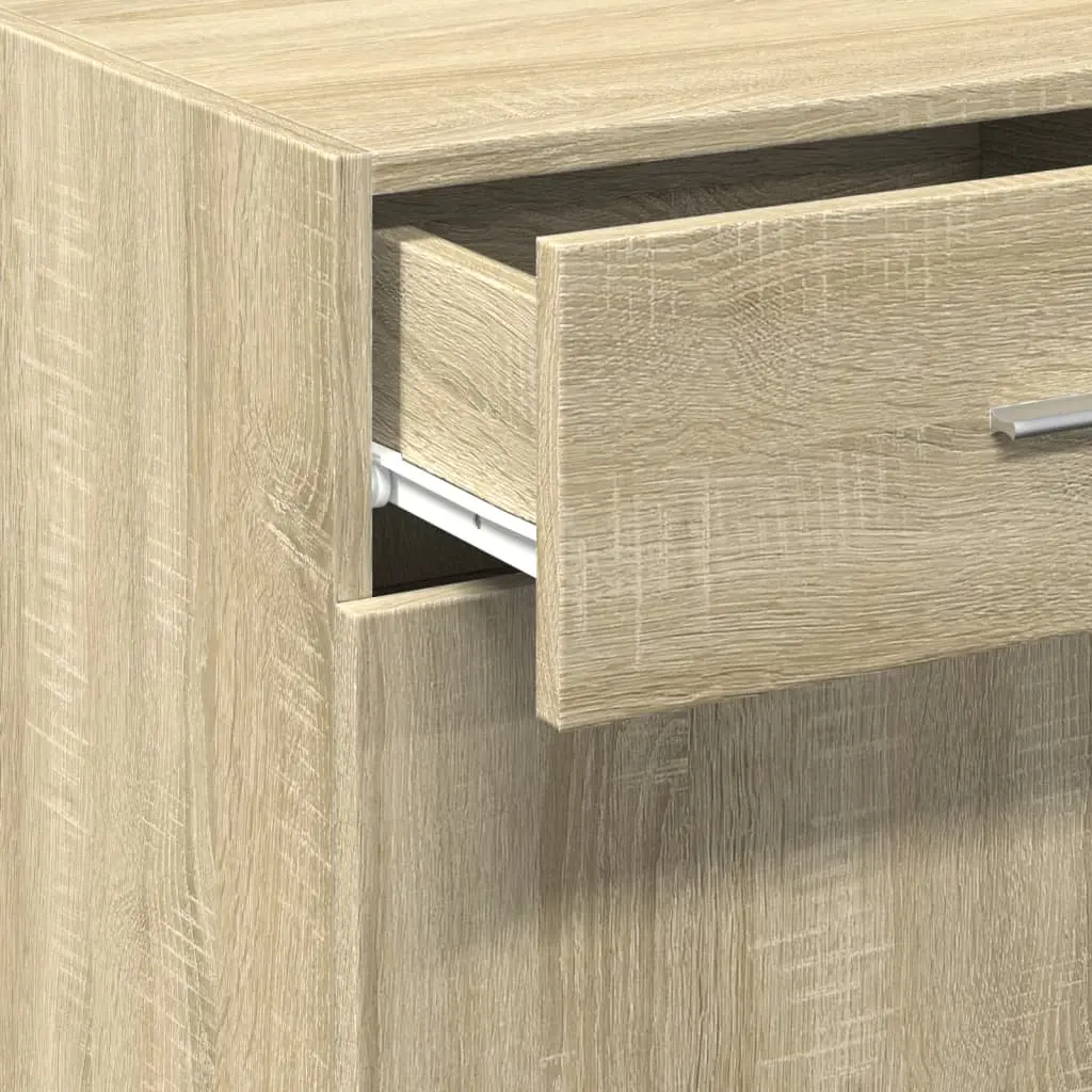 Sideboard Engineered Wood Brown 50x42.5x93 cm Storage Cabinet Cupboard