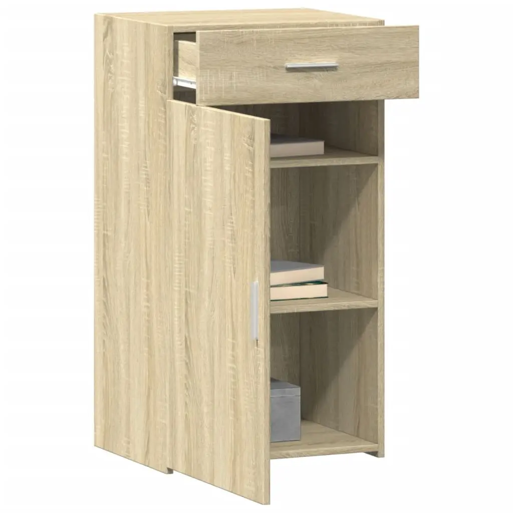 Sideboard Engineered Wood Brown 50x42.5x93 cm Storage Cabinet Cupboard
