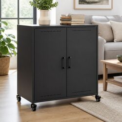 Practical Black Sideboard Perfect for Home Use