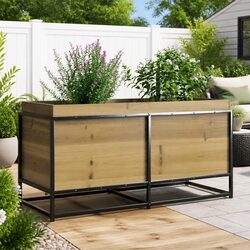 Practical Garden Planter Box for Home Use 100x40x50cm