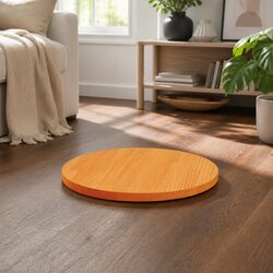 Versatile Round Wooden Table Top for Any Space