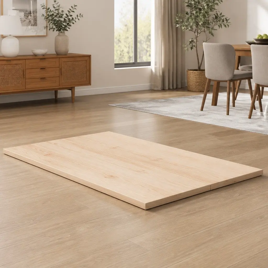 Rectangular Solid Pine Wood Table Tops 80x53cm Brown 3 Piece Furniture Set