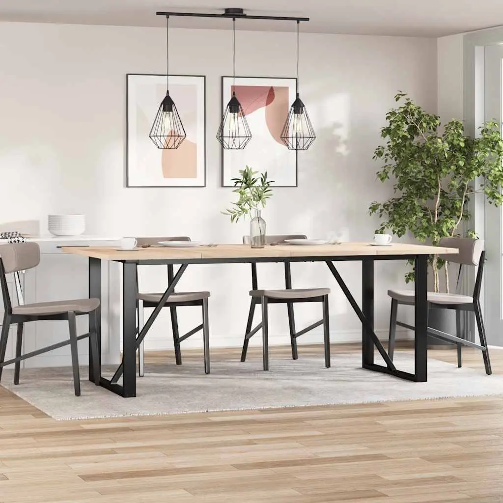 Solid Pine Wood Table Tops Brown Rectangular 100x50cm Set of 4