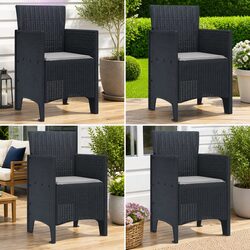 Practical 4-Piece Outdoor Chair Set for Your Home