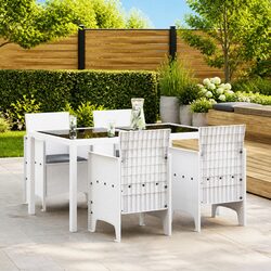 Perfect for Your Patio: 4-Piece Garden Chair Set