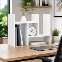 Practical White Desk Organiser for Home and Office