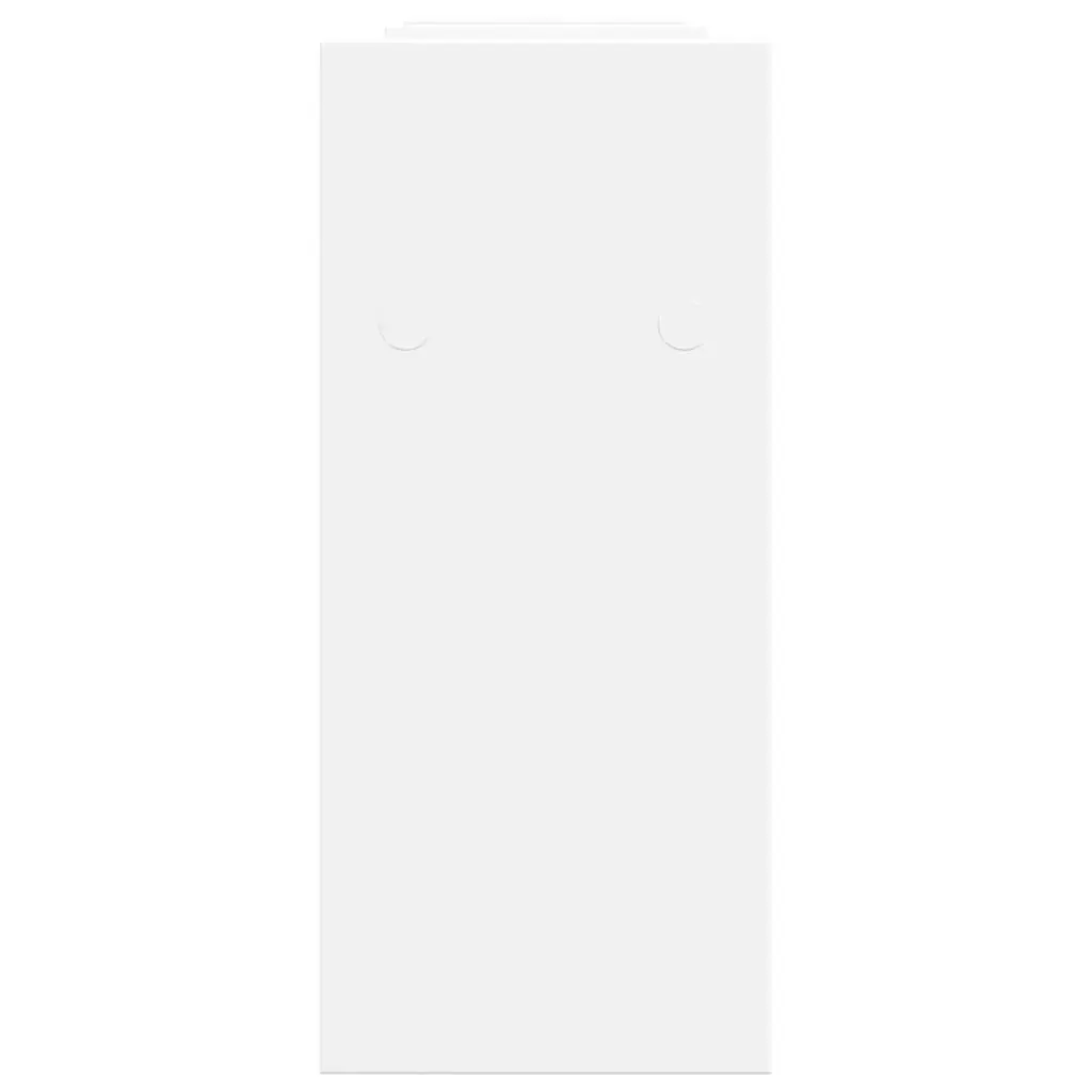 Desk Organiser Engineered Wood 34.5x15.5x35.5 cm White Storage Shelf Filing