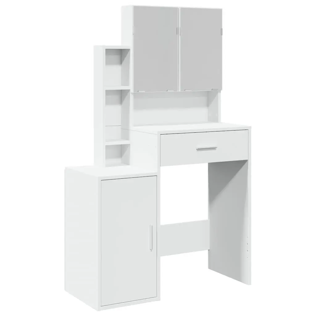 Bedroom Vanity Table with Mirror and Drawer
