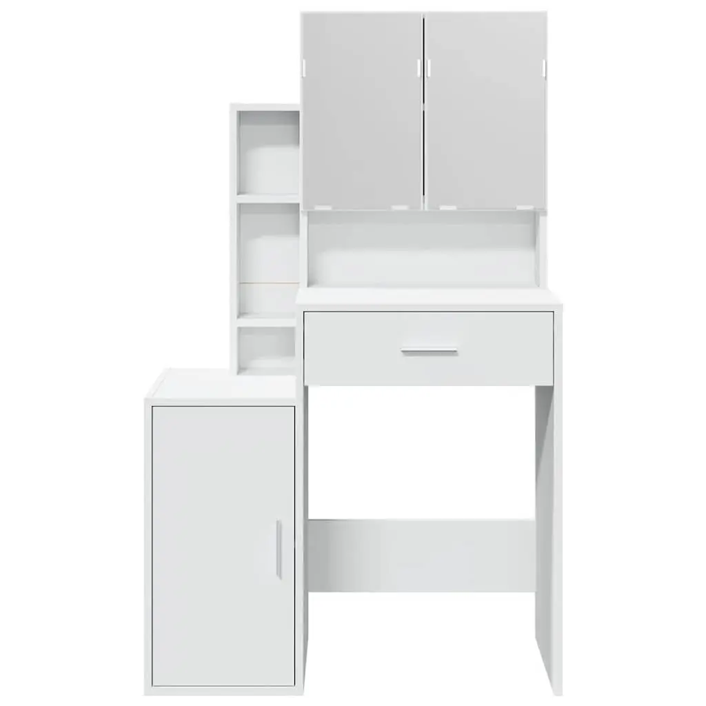 Bedroom Vanity Table with Mirror and Drawer