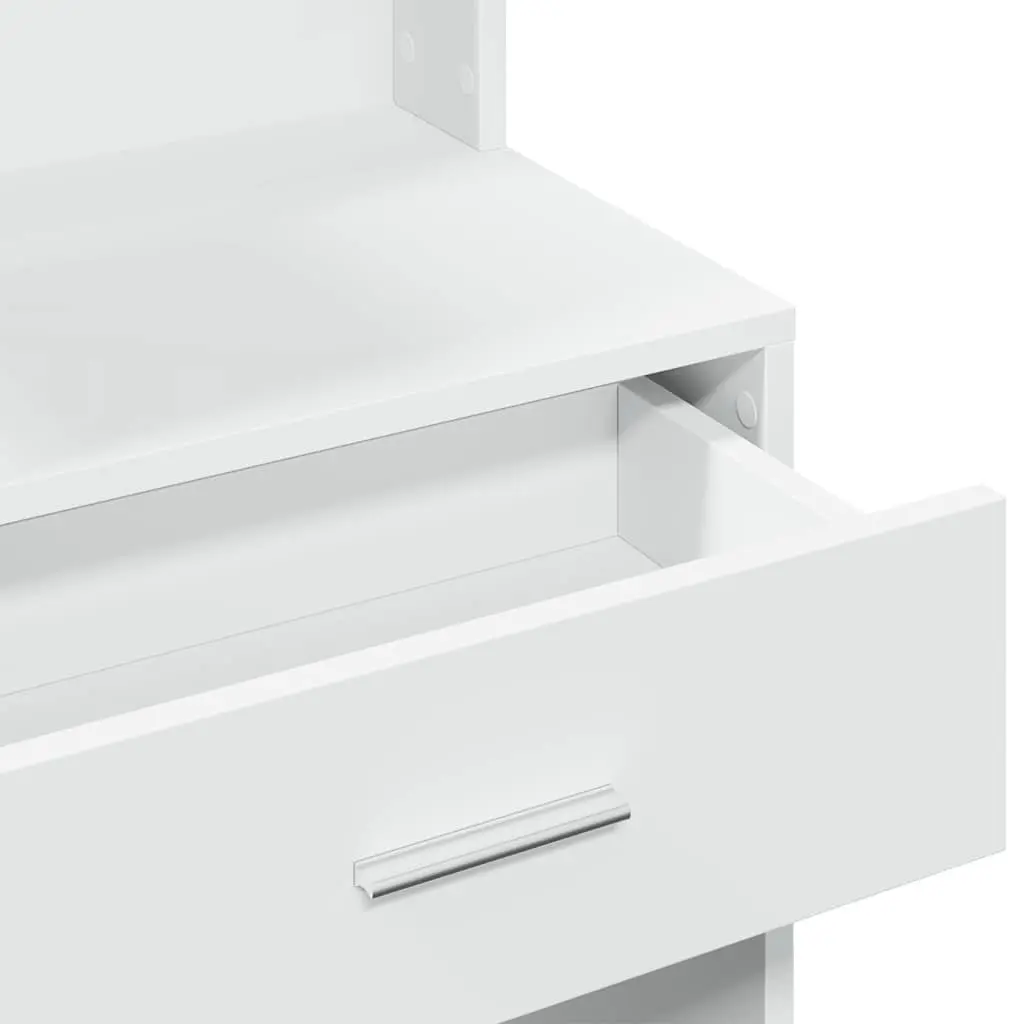 Bedroom Vanity Table with Mirror and Drawer