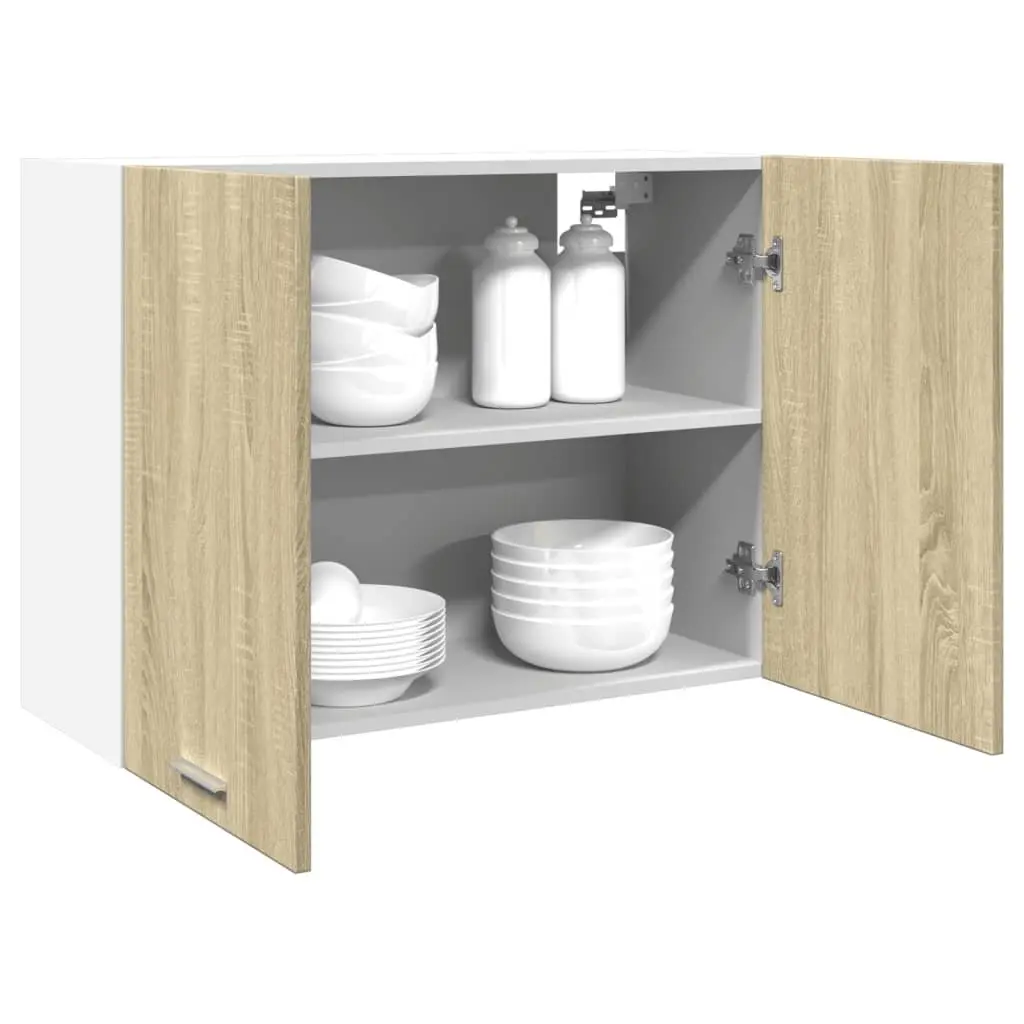 Hanging Kitchen Cabinet Engineered Wood Brown 80x31x60 cm