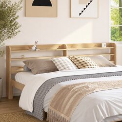 Functional Solid Pine Headboard with Storage 180 cm