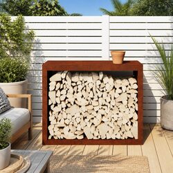 Practical Firewood Rack for Home Fireplace Storage