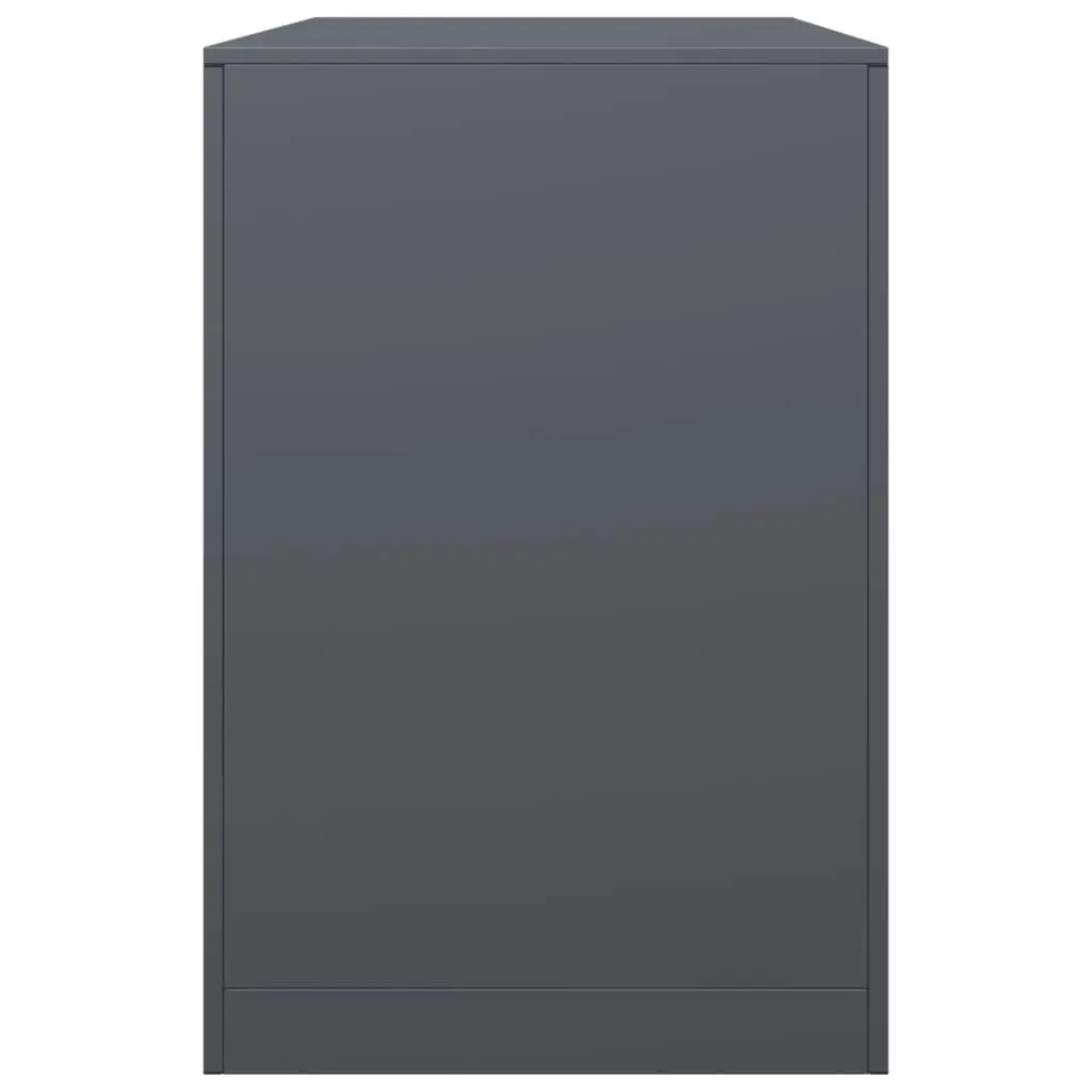 Firewood Rack Steel 100x40x60cm Anthracite Log Storage Stand