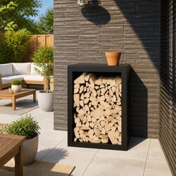 Practical Firewood Rack for Home Use