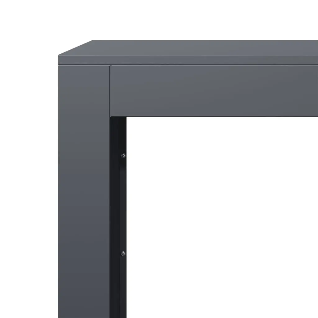 Firewood Rack Steel 60x40x80cm Anthracite Log Holder Fireplace Storage