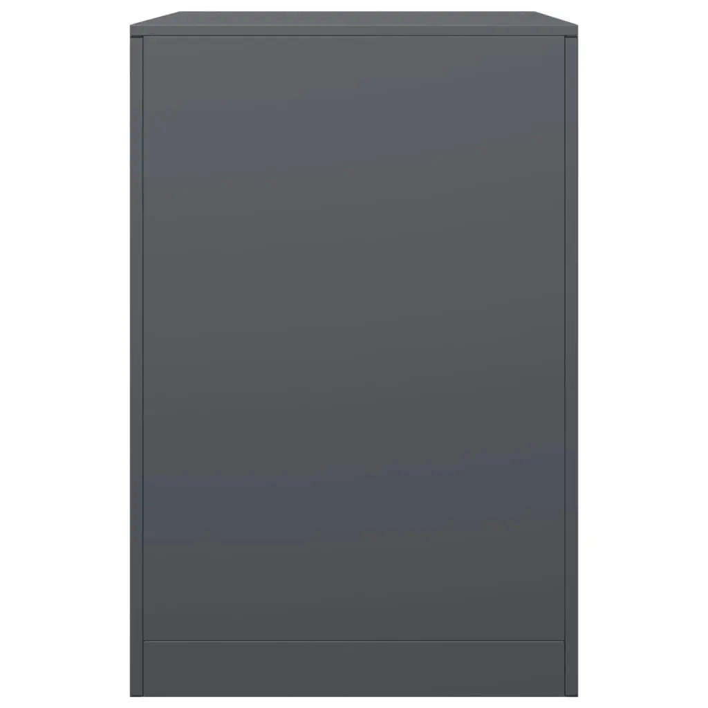 Firewood Rack Steel Anthracite 60 x 40 x 60 cm Storage Log Holder Stand Fireplace Wood Organizer