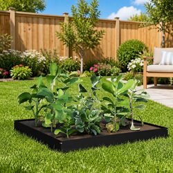 Practical Black Steel Planter for Every Outdoor Space