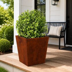 2pcs Garden Pots - 40x40x40cm Weathering Steel