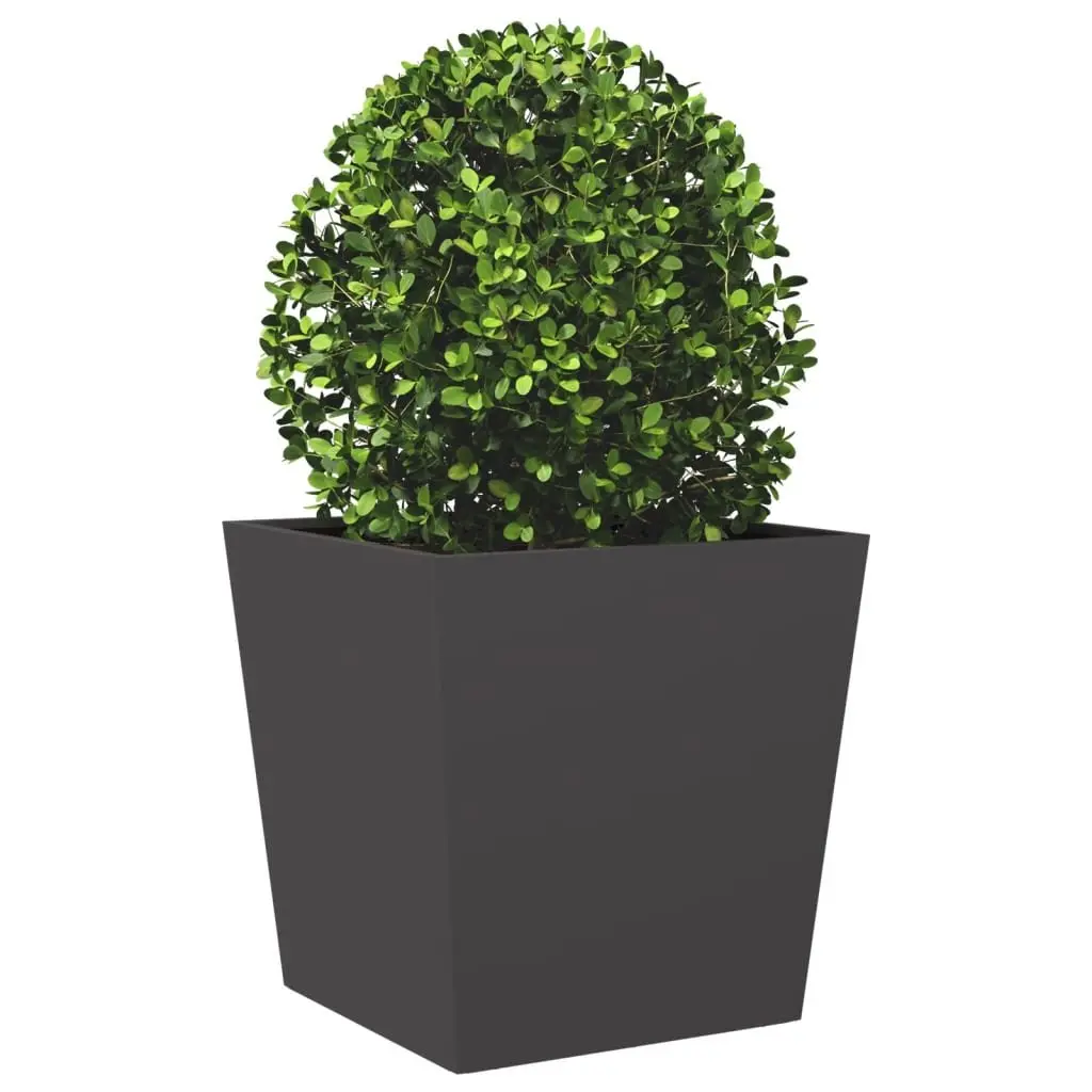 Black Steel 50x50x50cm Garden Planter