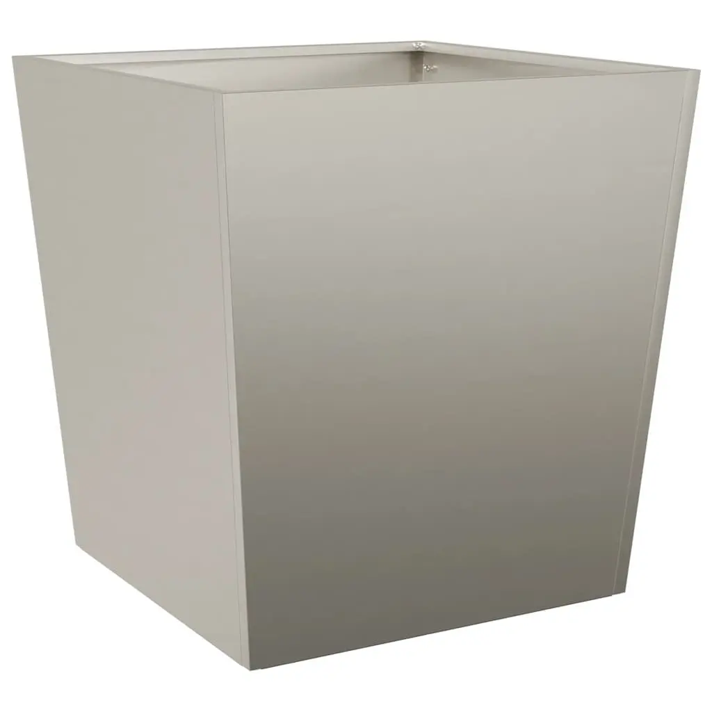 Garden Planter Weathering Steel 50x50x50 cm Brown Outdoor Raised Bed Flower Plant Pot Box