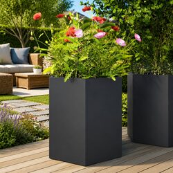 Practical Anthracite Hexagon Planters for Your Outdoor Space