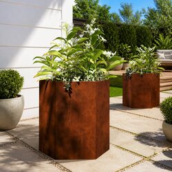 Versatile Hexagon Garden Planters 2 pcs for Your Outdoor Oasis