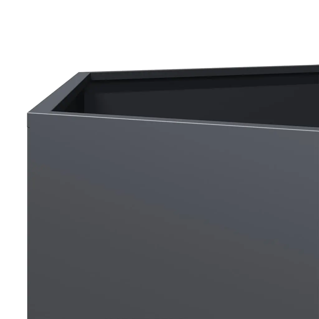 Garden Planter Hexagon Raised Bed Outdoor Flowers Plants Steel Anthracite
