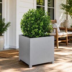 Practical Galvanised Steel Garden Planter for Various Uses