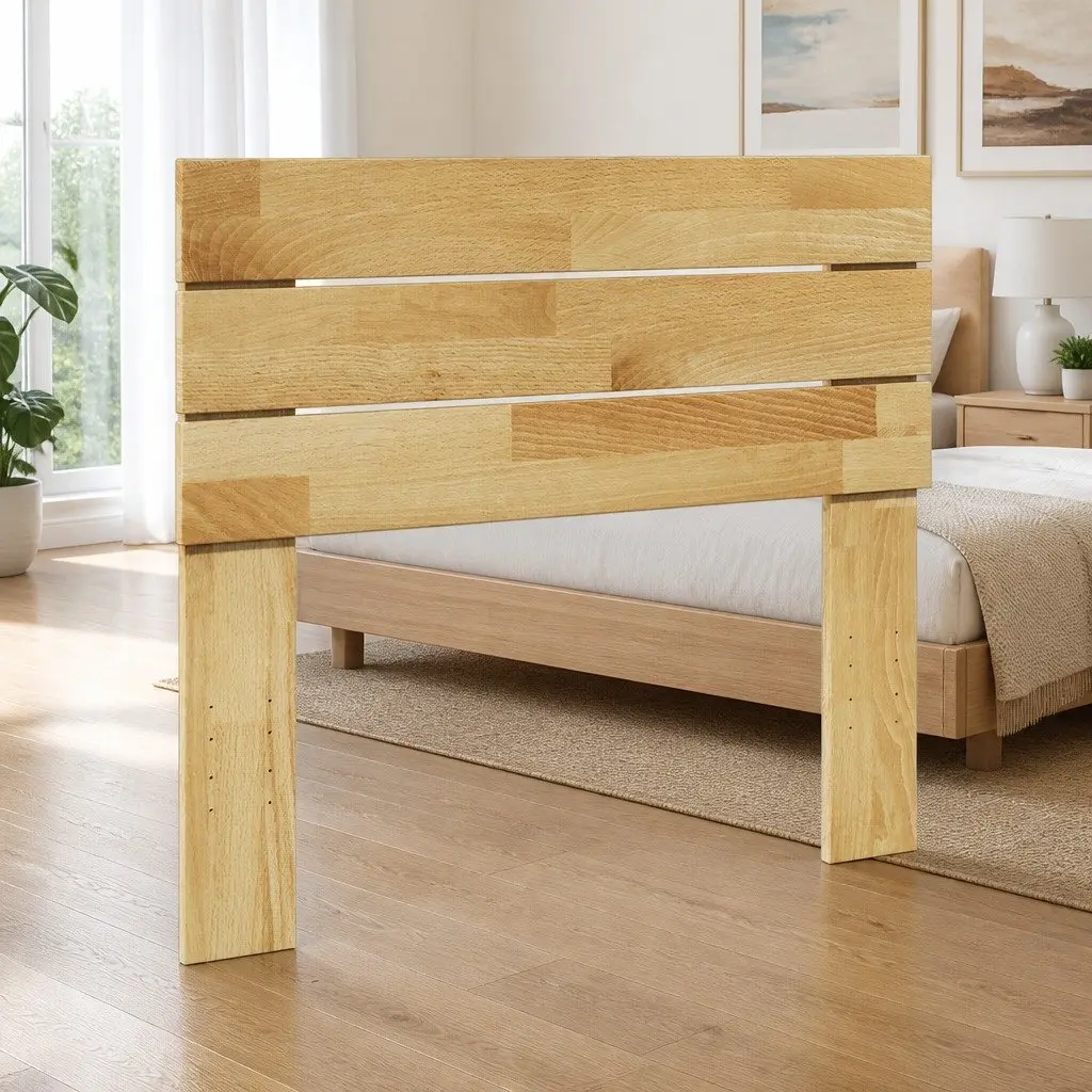 100 cm Solid Oak Wood Headboard for Home Use