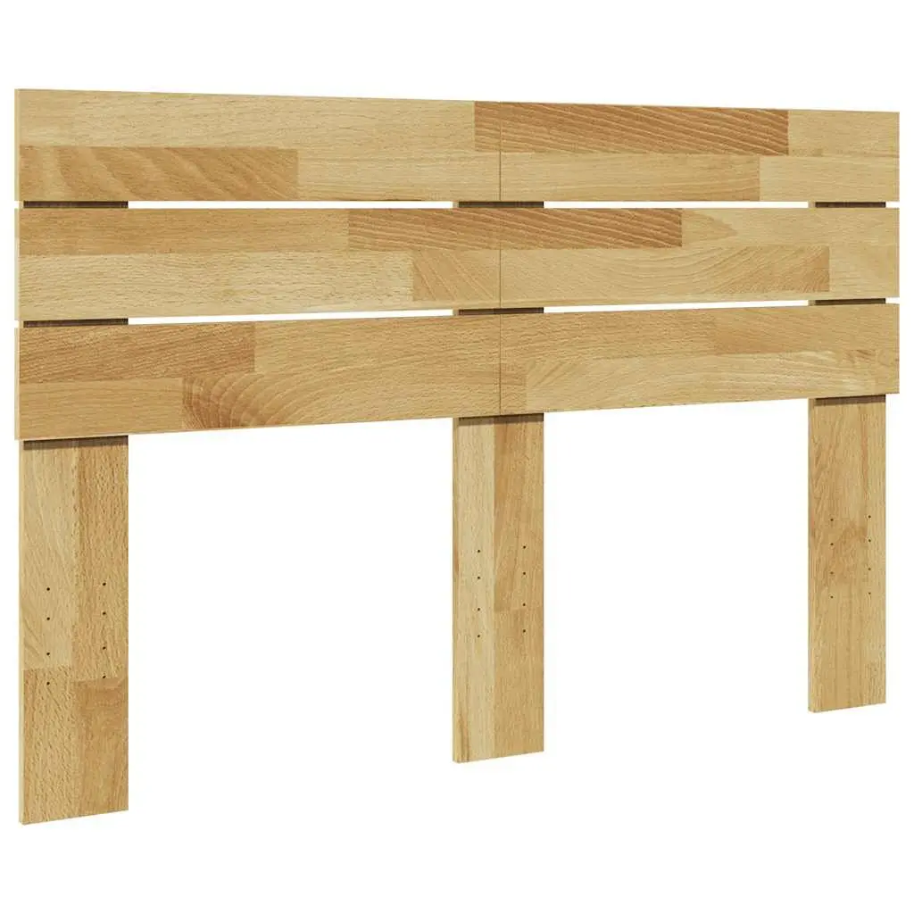 Headboard 120 cm Solid Wood Oak Brown Bedroom Bed Frame Support Backrest