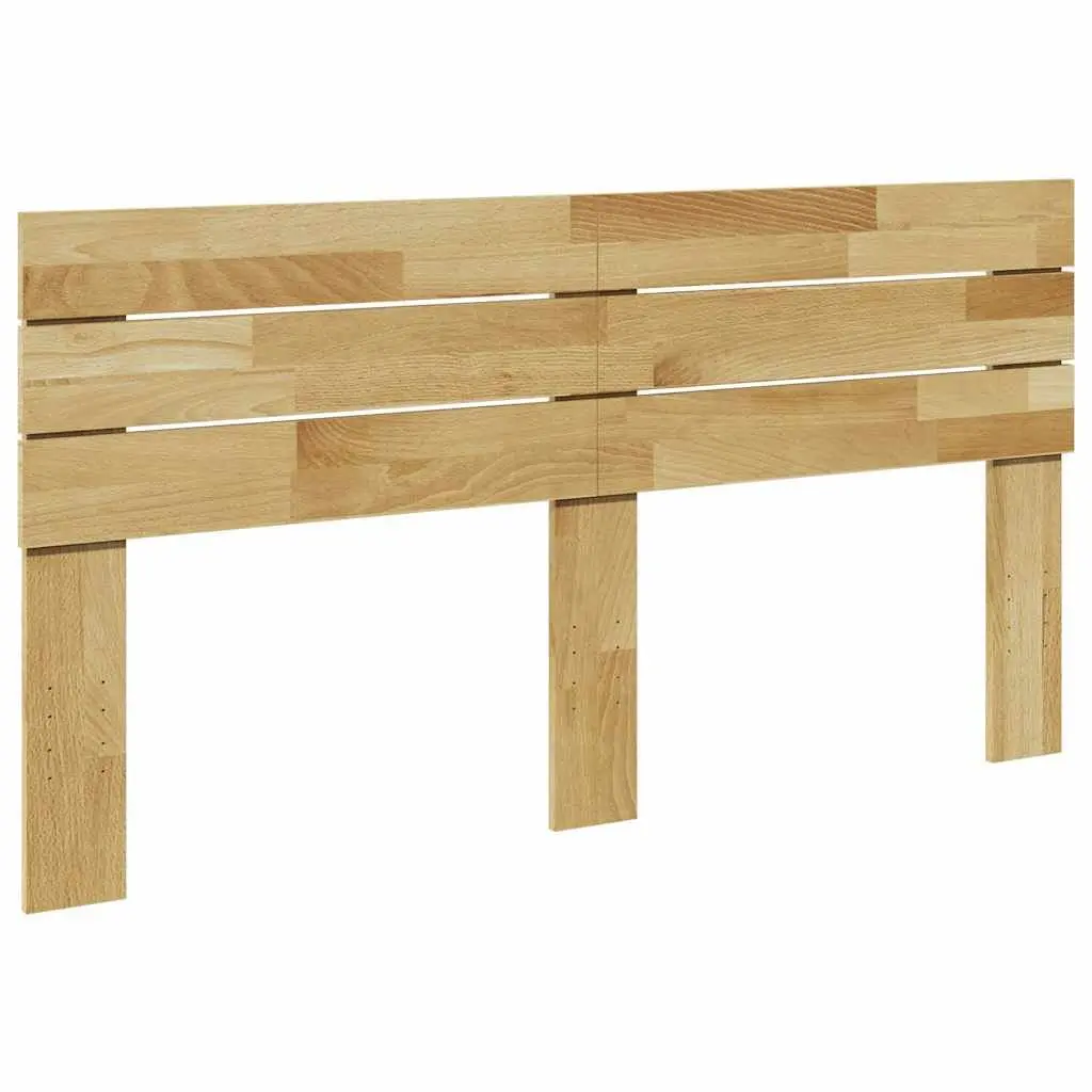 135 cm Solid Oak Brown Bed Headboard