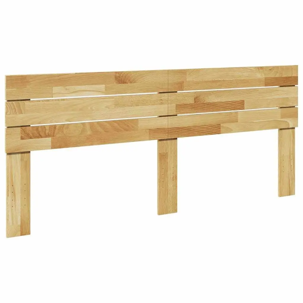 Headboard Solid Wood Oak 180 cm Brown