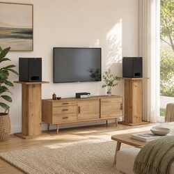 Speaker Stands for Home Audio 30x30x60 cm