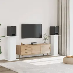 Functional Speaker Stands Pair for Home Audio 30x30x95 cm