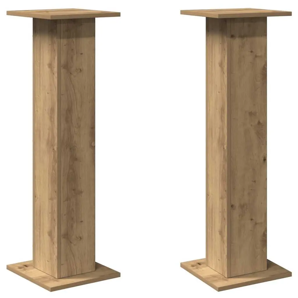 Brown Speaker Stands for Home Use