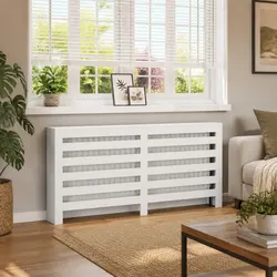 Functional Radiator Cover 175x20x82 cm for Everyday Use