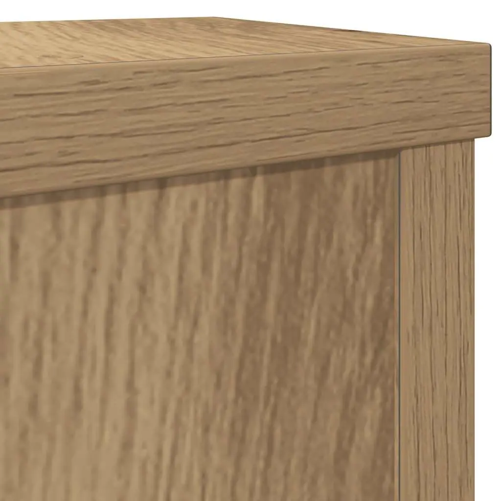 Plant Stands 2 pcs Brown Engineered Wood 10x10x18 cm Flower Pot Display