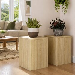 Versatile 2-Piece Plant Stands 25x25x35 cm