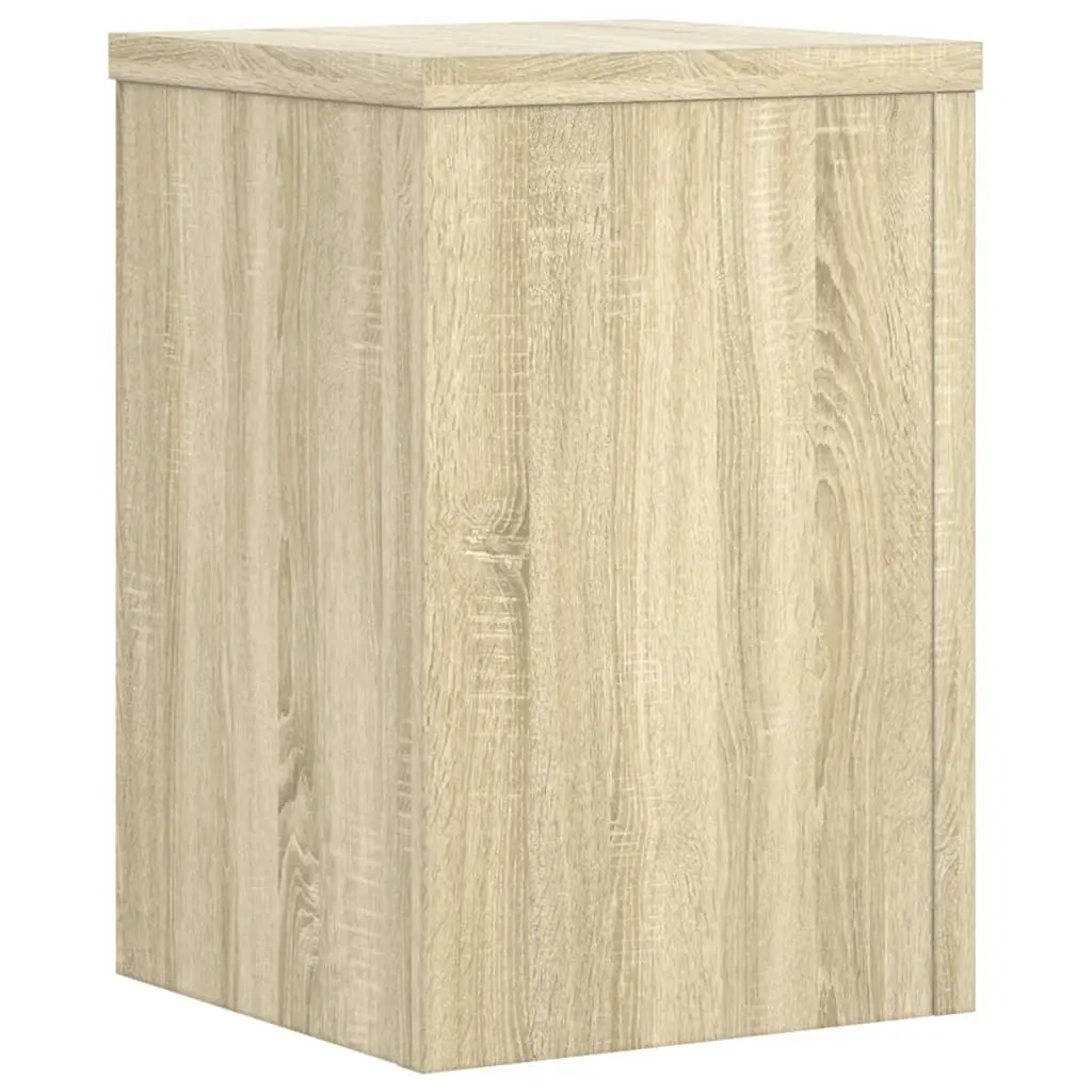 Plant Stands Engineered Wood Sonoma Oak 25x25x35 cm 2 Pieces Flower Pot Display