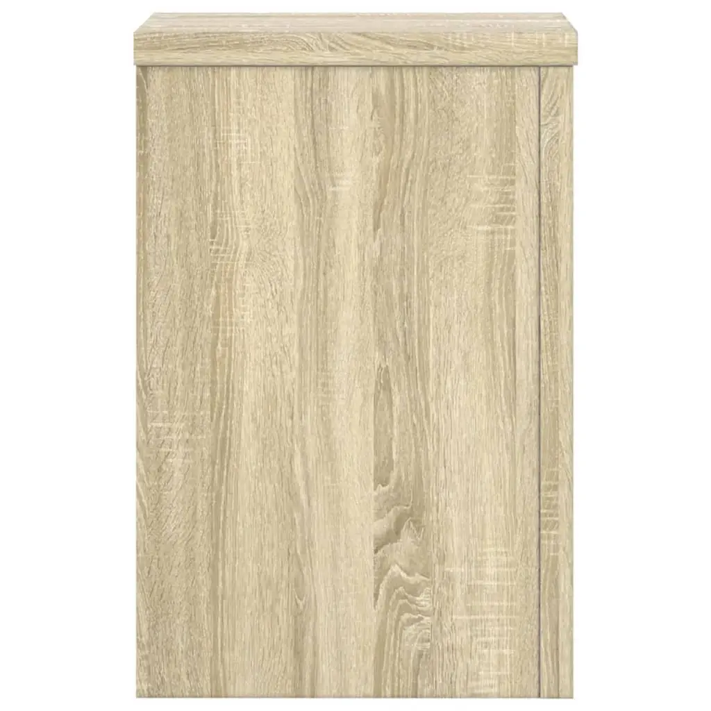 Plant Stands Engineered Wood Sonoma Oak 25x25x35 cm 2 Pieces Flower Pot Display