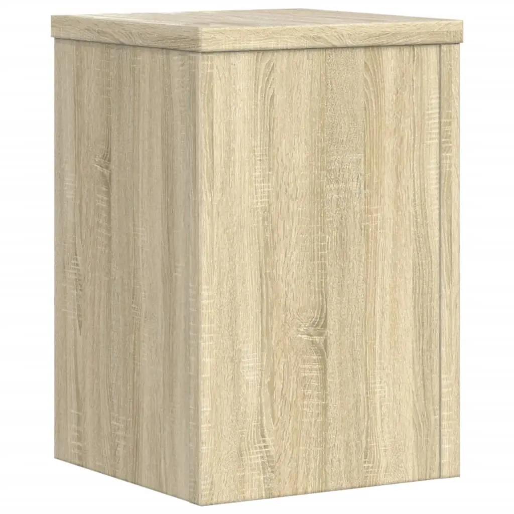 Plant Stands Engineered Wood Sonoma Oak 25x25x35 cm 2 Pieces Flower Pot Display