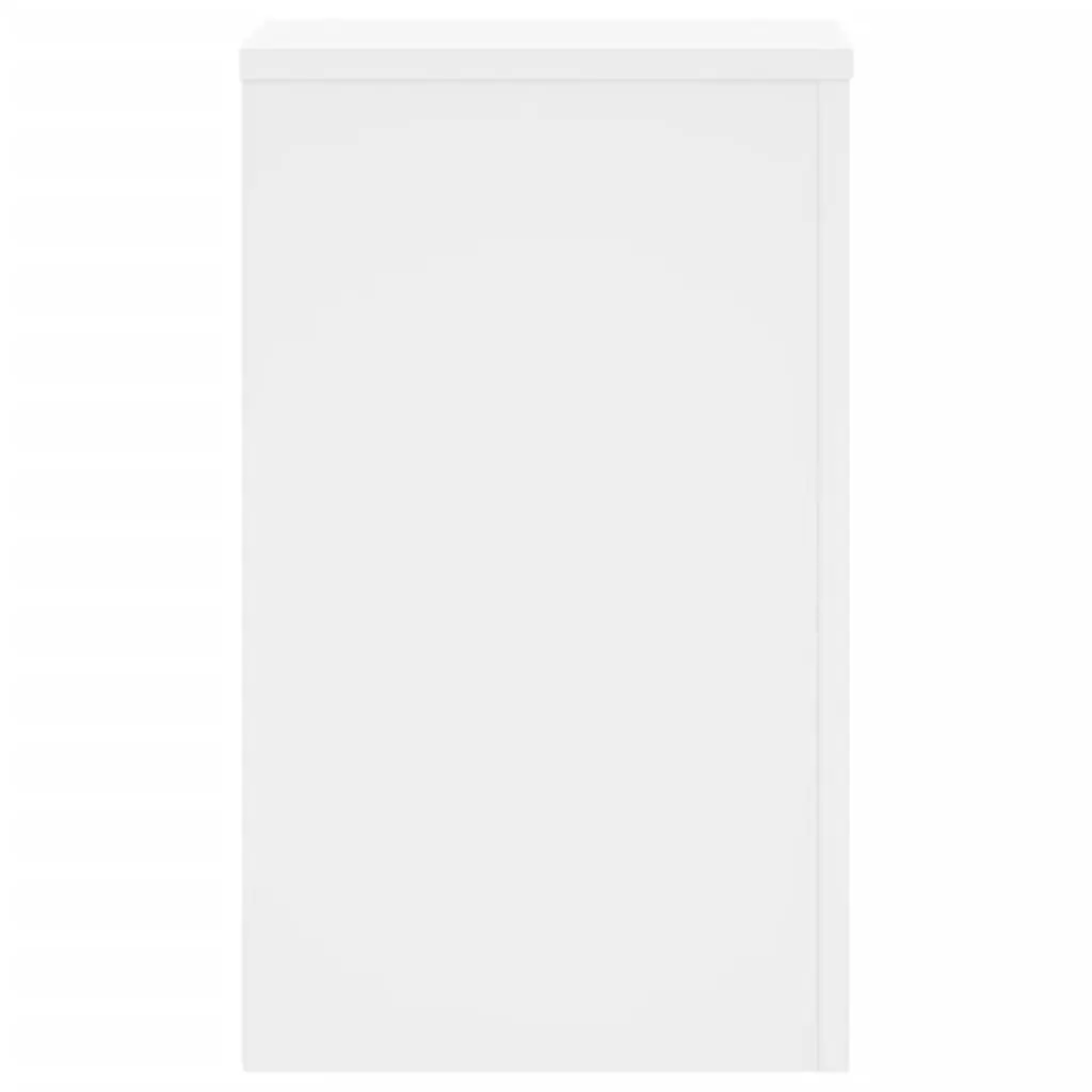 Plant Stands Engineered Wood White 30x30x50cm 2 Pieces Indoor Display for Plants and Decor