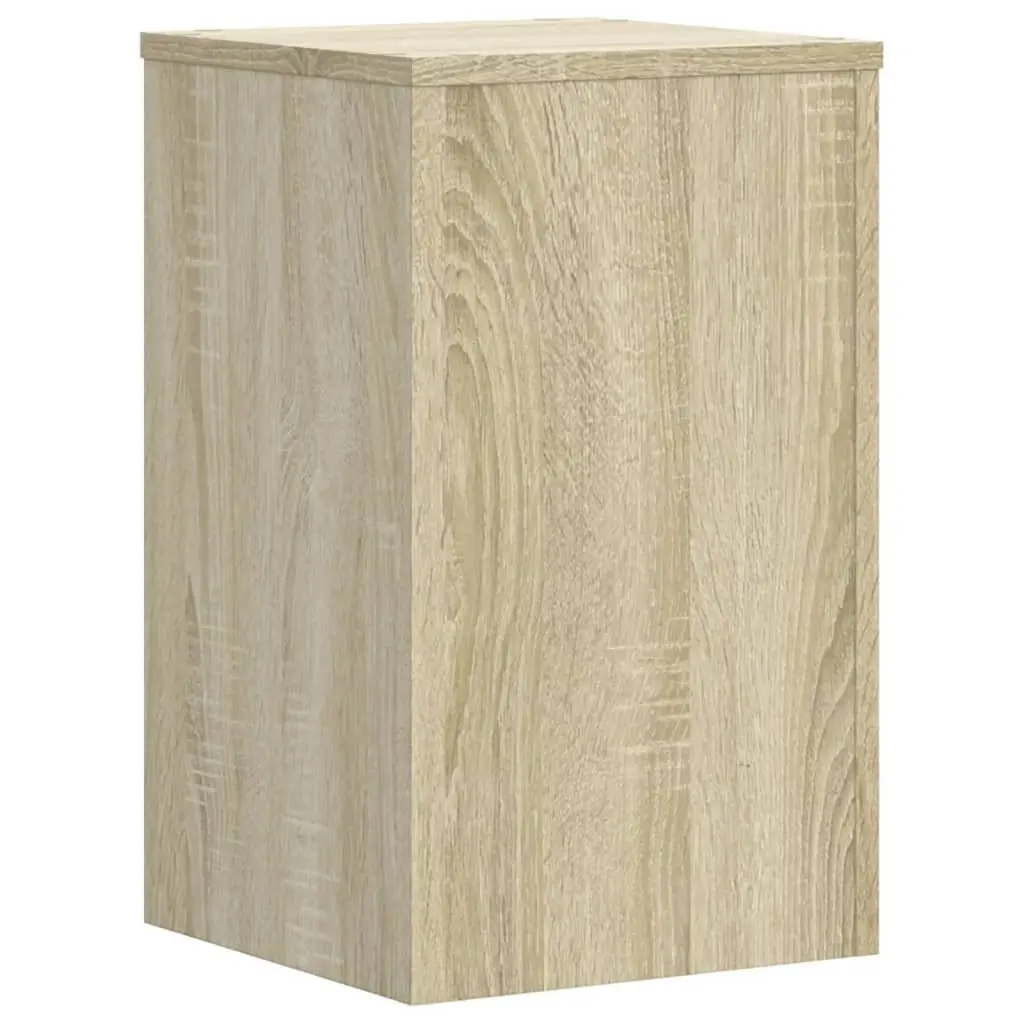 Plant Stands Engineered Wood 30x30x50cm Brown Sonoma Oak Set of 2 Flower Pot Display