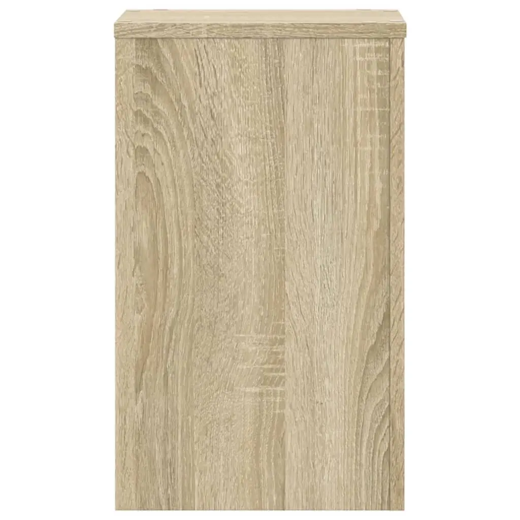 Plant Stands Engineered Wood 30x30x50cm Brown Sonoma Oak Set of 2 Flower Pot Display